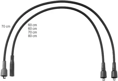 CLS225 CHAMPION Комплект проводов зажигания
