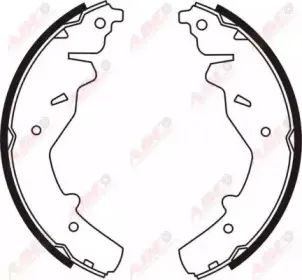 C00307ABE ABE Комплект тормозных колодок