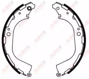 C01045ABE ABE Комплект тормозных колодок