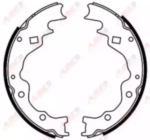 C03025ABE ABE Комплект тормозных колодок