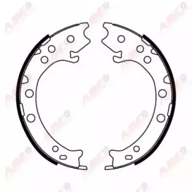 C04021ABE ABE Комплект тормозных колодок, стояночная тормозная система