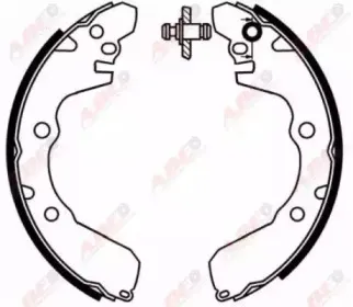 C05030ABE ABE Комплект тормозных колодок