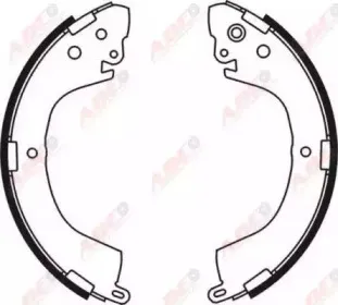 C05058ABE ABE Комплект тормозных колодок
