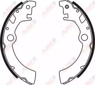 C08003ABE ABE Комплект тормозных колодок