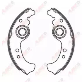 C0F001ABE ABE Комплект тормозных колодок