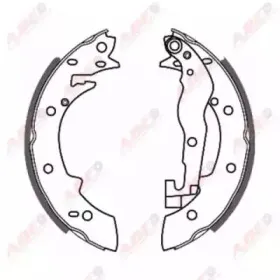 C0P001ABE ABE Комплект тормозных колодок