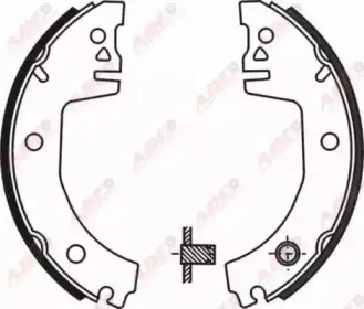 C0S001ABE ABE Комплект тормозных колодок