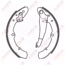 C0W014ABE ABE Комплект тормозных колодок