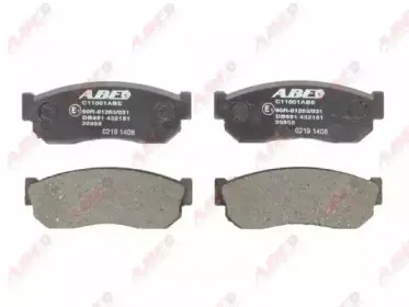 C11001ABE ABE Комплект тормозных колодок, дисковый тормоз