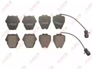 C1A049ABE ABE Комплект тормозных колодок, дисковый тормоз