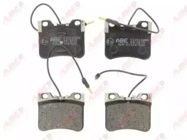 C1C016ABE ABE Комплект тормозных колодок, дисковый тормоз