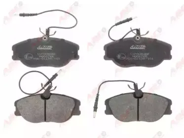 C1F009ABE ABE Комплект тормозных колодок, дисковый тормоз