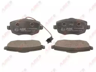 C1F066ABE ABE Комплект тормозных колодок, дисковый тормоз