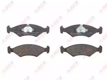 C1G001ABE ABE Комплект тормозных колодок, дисковый тормоз