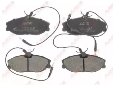 C1P024ABE ABE Комплект тормозных колодок, дисковый тормоз