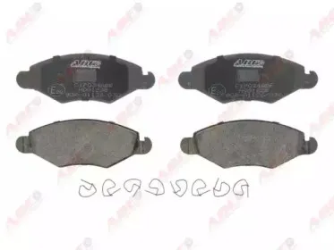 C1P034ABE ABE Комплект тормозных колодок, дисковый тормоз