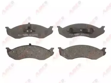 C1Y012ABE ABE Комплект тормозных колодок, дисковый тормоз