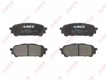 C27003ABE ABE Комплект тормозных колодок, дисковый тормоз