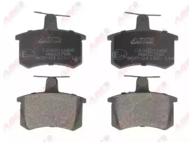 C2A001ABE ABE Комплект тормозных колодок, дисковый тормоз