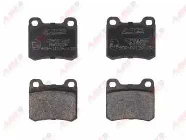 C2M000ABE ABE Комплект тормозных колодок, дисковый тормоз