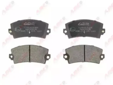 C2R003ABE ABE Комплект тормозных колодок, дисковый тормоз