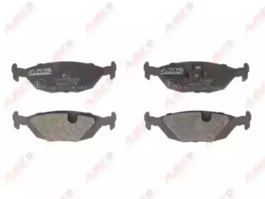 C2V000ABE ABE Комплект тормозных колодок, дисковый тормоз