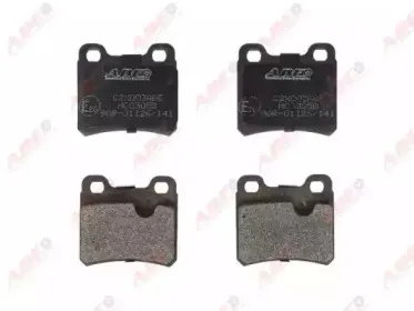 C2X003ABE ABE Комплект тормозных колодок, дисковый тормоз