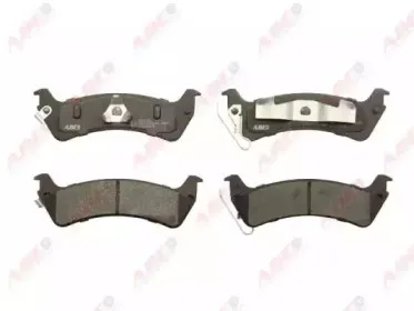 C2Y005ABE ABE Комплект тормозных колодок, дисковый тормоз