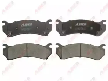 C2Y016ABE ABE Комплект тормозных колодок, дисковый тормоз