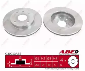 C30013ABE ABE Тормозной диск