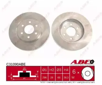 C31090ABE ABE Тормозной диск
