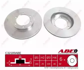 C32189ABE ABE Тормозной диск
