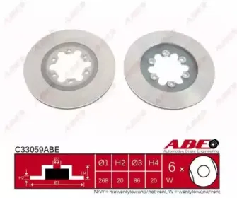 C33059ABE ABE Тормозной диск