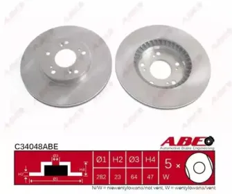 C34048ABE ABE Тормозной диск