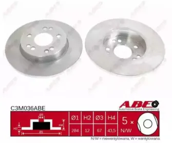 C3M036ABE ABE Тормозной диск