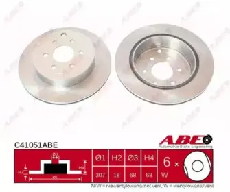 C41051ABE ABE Тормозной диск