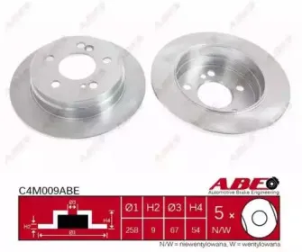 C4M009ABE ABE Тормозной диск