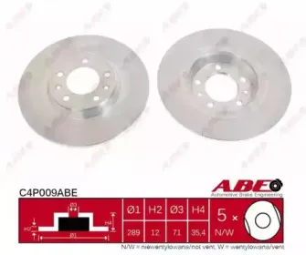 C4P009ABE ABE Тормозной диск