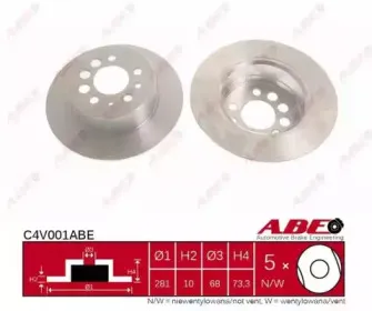 C4V001ABE ABE Тормозной диск
