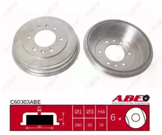 C60303ABE ABE Тормозной барабан