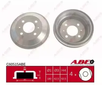 C60515ABE ABE Тормозной барабан