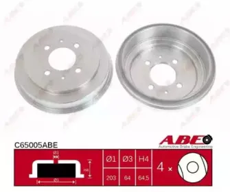 C65005ABE ABE Тормозной барабан