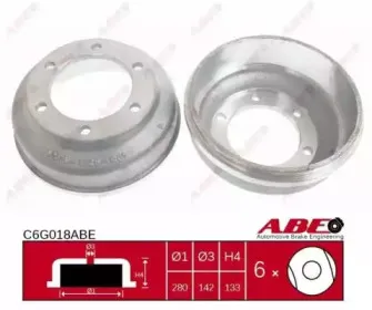 C6G018ABE ABE Тормозной барабан