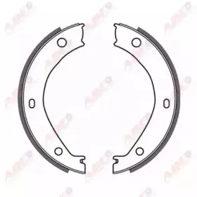 CRB002ABE ABE Комплект тормозных колодок, стояночная тормозная система