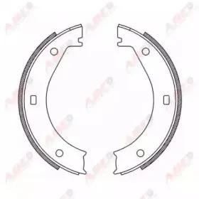 CRB005ABE ABE Комплект тормозных колодок, стояночная тормозная система