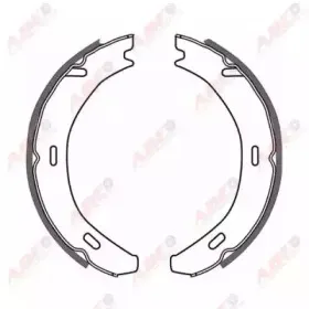 CRM002ABE ABE Комплект тормозных колодок, стояночная тормозная система