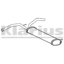 210846 KLARIUS Глушитель выхлопных газов конечный