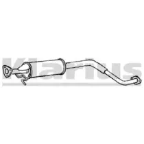 240624 KLARIUS Средний глушитель выхлопных газов