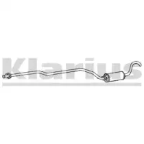 270068 KLARIUS Средний глушитель выхлопных газов