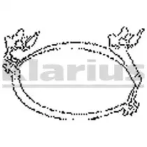 430099 KLARIUS Кронштейн, система выпуска ОГ